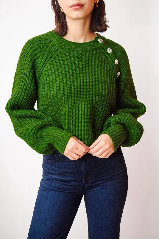 Keren Pullover In Evergreen