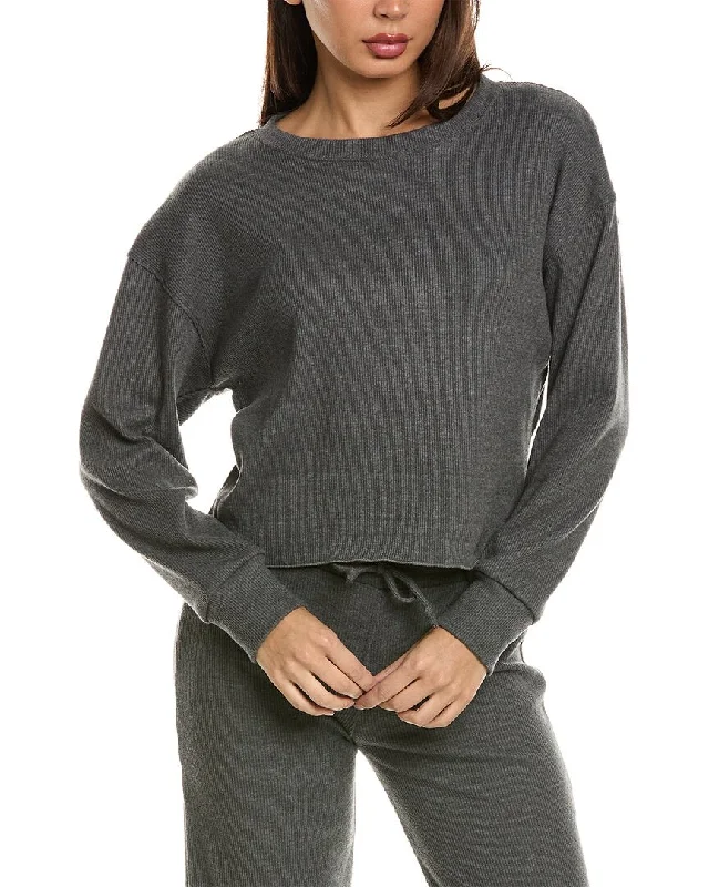 perfectwhitetee Cozy Ribbed Pullover