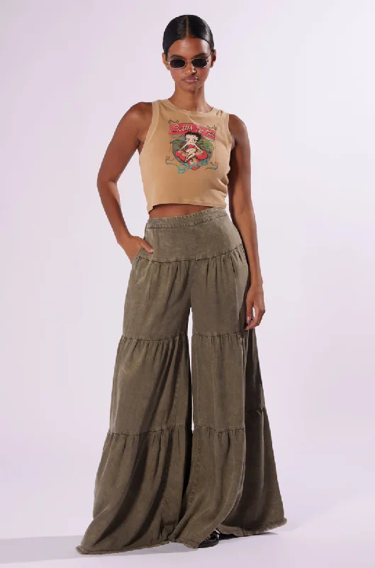 INDIE WASHED WIDE LEG PANT