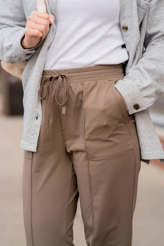 Mid Seam Drawstring Pants