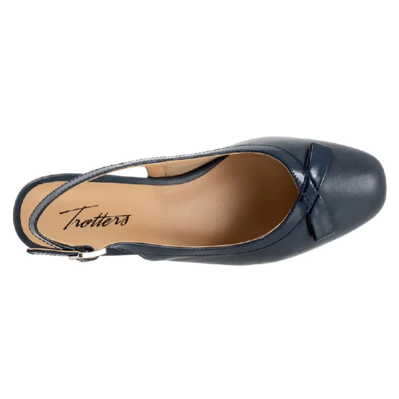 Trotters Dalani Navy Leather Pump (Women's)