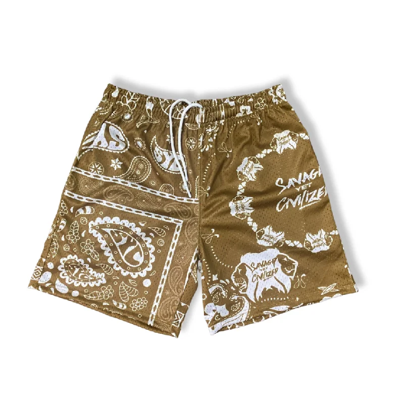 *NEW*SYC Paisleys Mesh Shorts 