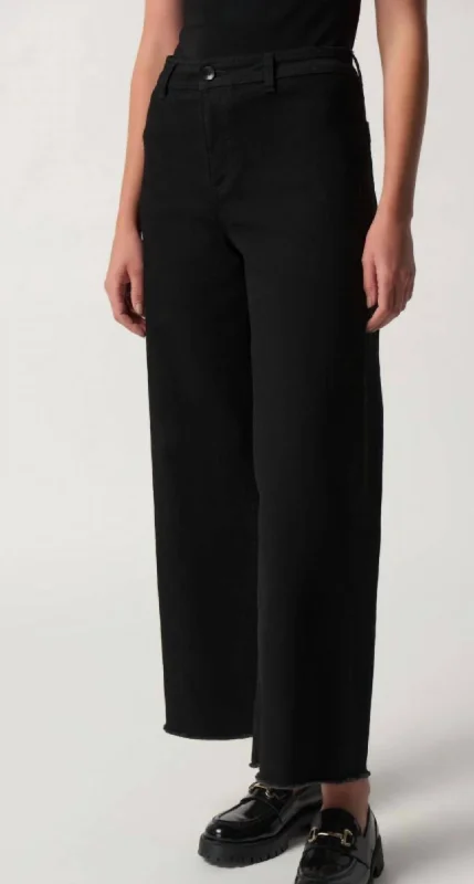 Buy One, Get One Free!High Rise Wide Leg Jean In Black