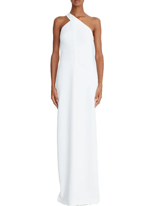 Save Money, Shop Happy!Brianna Womens Crepe One Shoulder Evening Dress