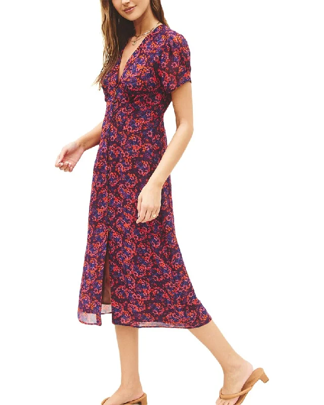Exclusive Deals Just for You!Dress Forum Ube Dream Button Midi Dress