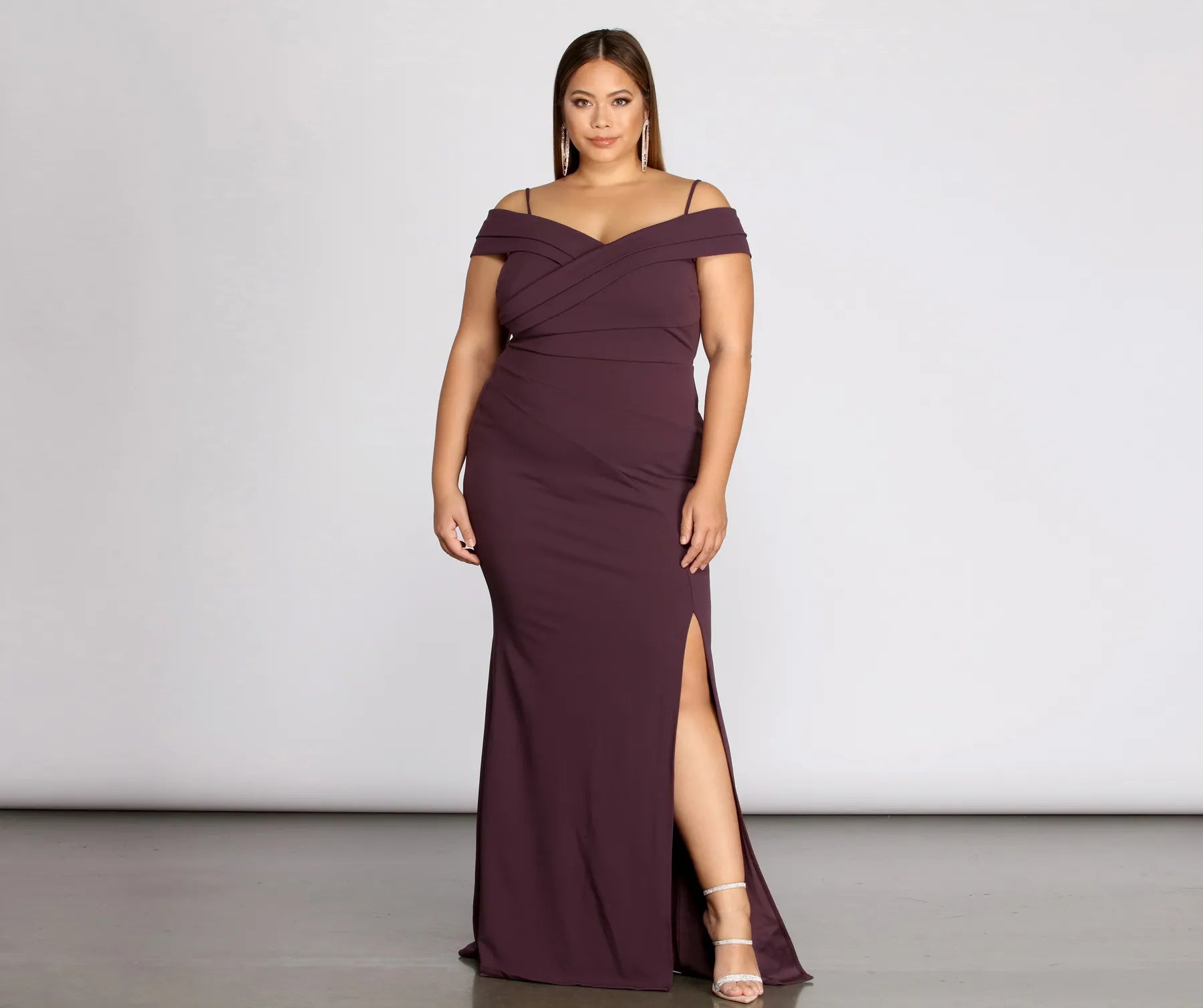 Your Dream Deal is Here!Plus Aurora Formal High Slit Mermaid Dress
