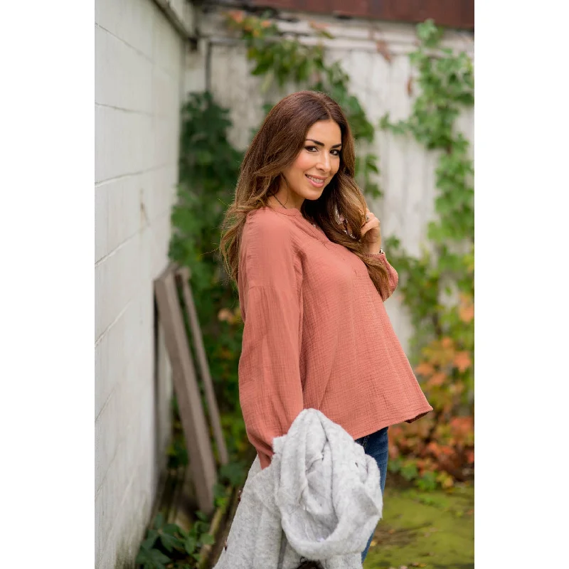 Limited Edition, Limited Price!Pleasant Relaxed Blouse