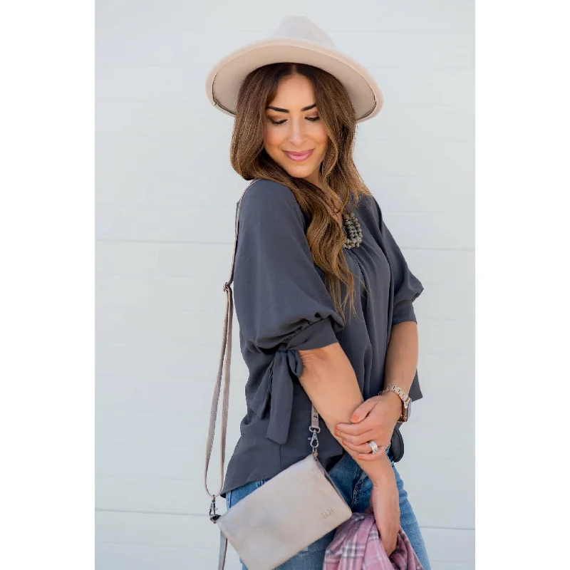 Your Chance to Save is Now!Bow Accent Blouse
